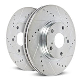 Power Stop 15-18 Audi S3 Front Evolution Drilled & Slotted Rotors - Pair